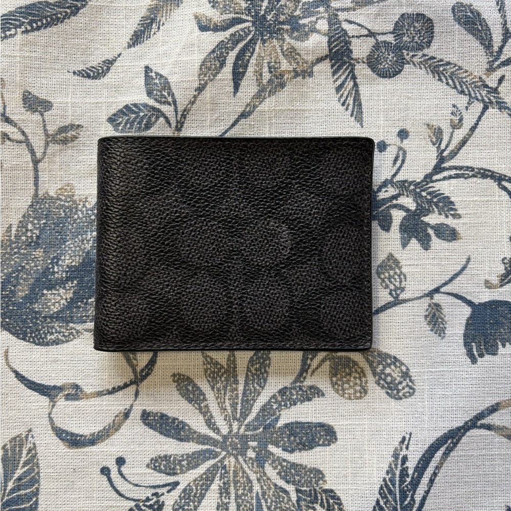 Coach Men’s Slim Billfold Wallet in Signature Canvas